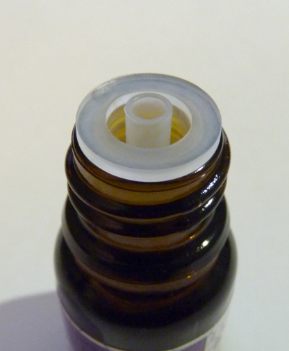 Top view of the dropper caps used by Reagent Tests UK