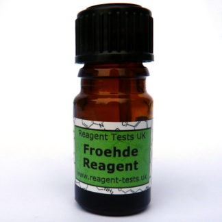 Froehde reagent test bottle