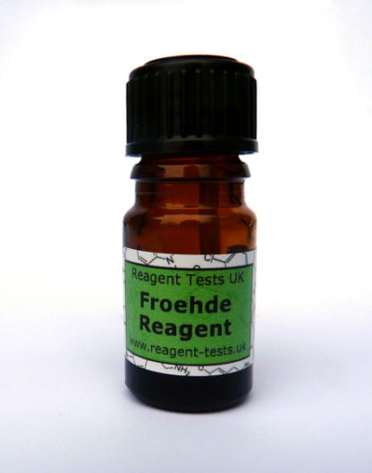 Froehde reagent test bottle