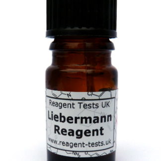Liebermann reagent test kit bottle