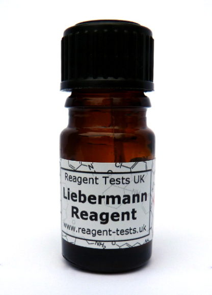 Liebermann reagent test kit bottle